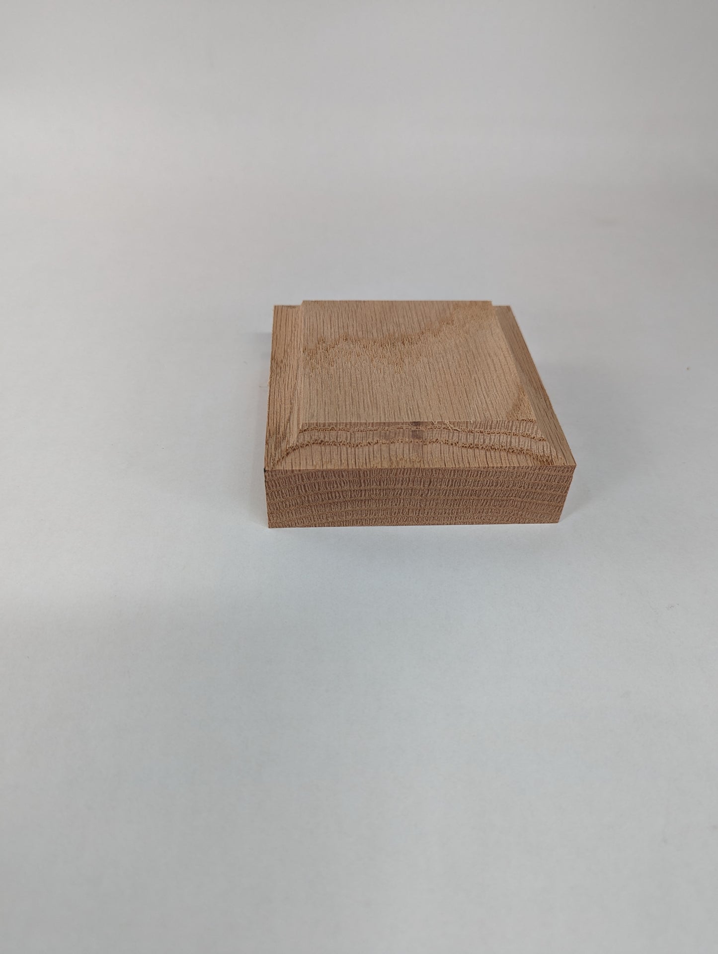 Red Oak Chunky Coaster, Set of 4, Classic Cove edge, Protect your furniture and look good!