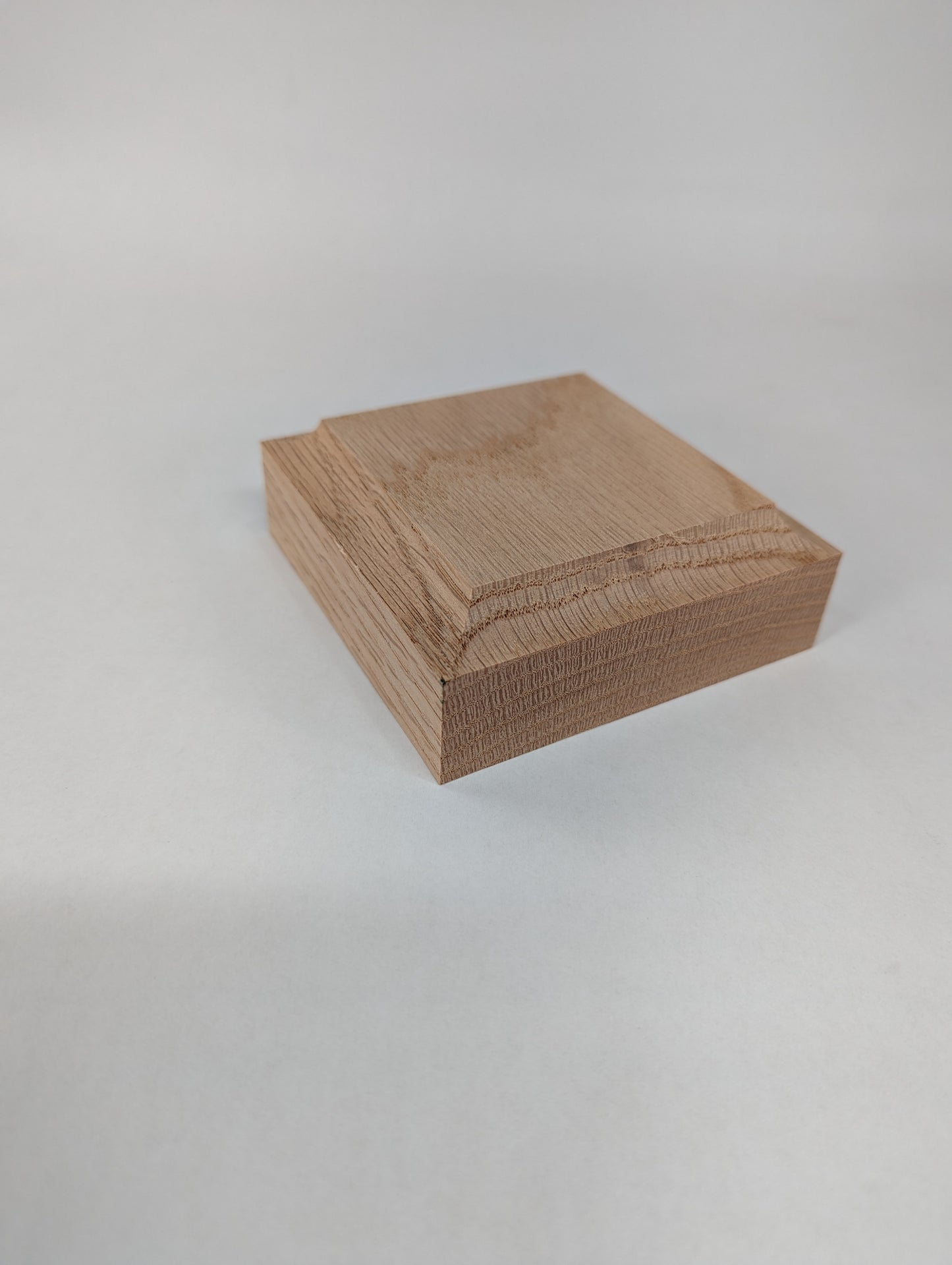 Red Oak Chunky Coaster, Set of 4, Classic Cove edge, Protect your furniture and look good!