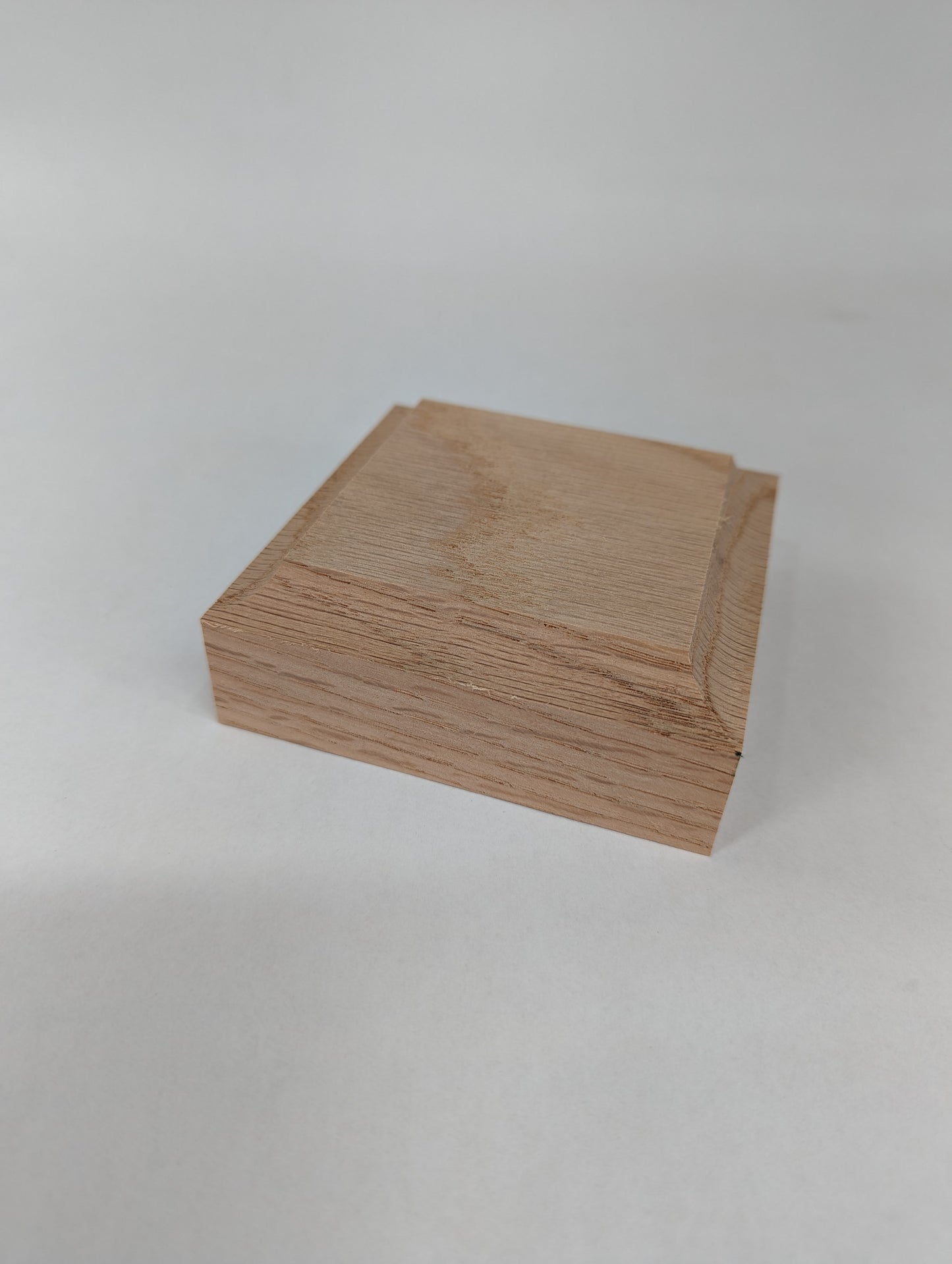 Red Oak Chunky Coaster, Set of 4, Classic Cove edge, Protect your furniture and look good!