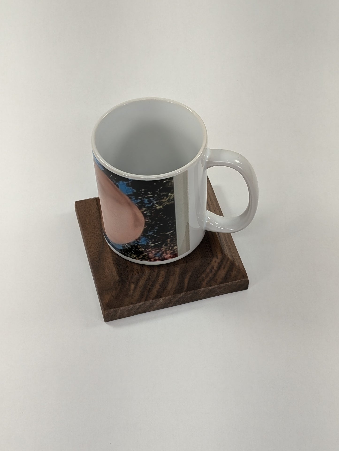 Premium Black Walnut Chunky Coaster, Set of 2, Chamfered Edge, Small Batch, Semi Gloss Finish, Protects your furniture and looks good!