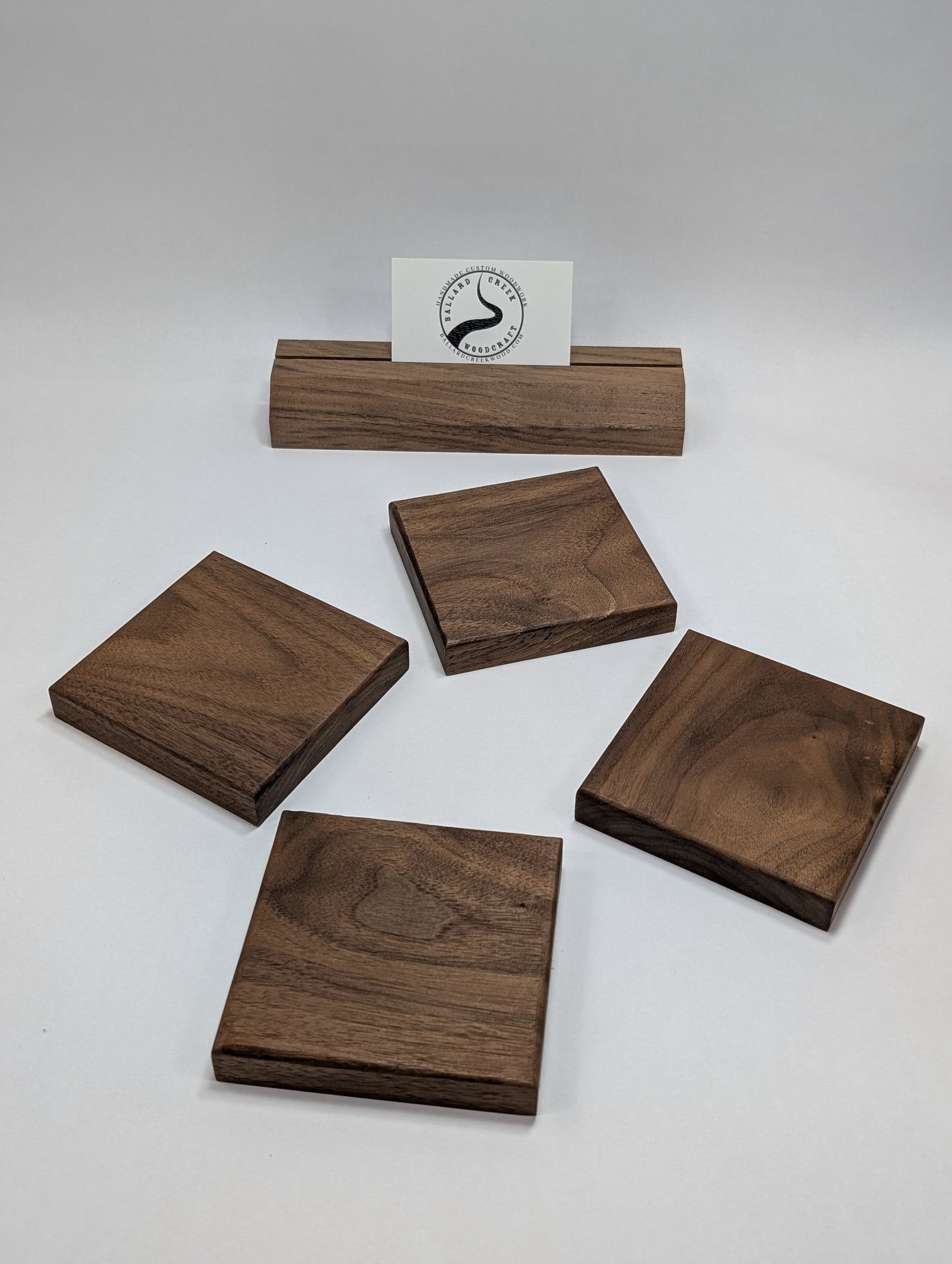 Coaster Set, Limited Edition, Walnut, Set of 4, Upgrade your furniture, exquisite hardwood coasters