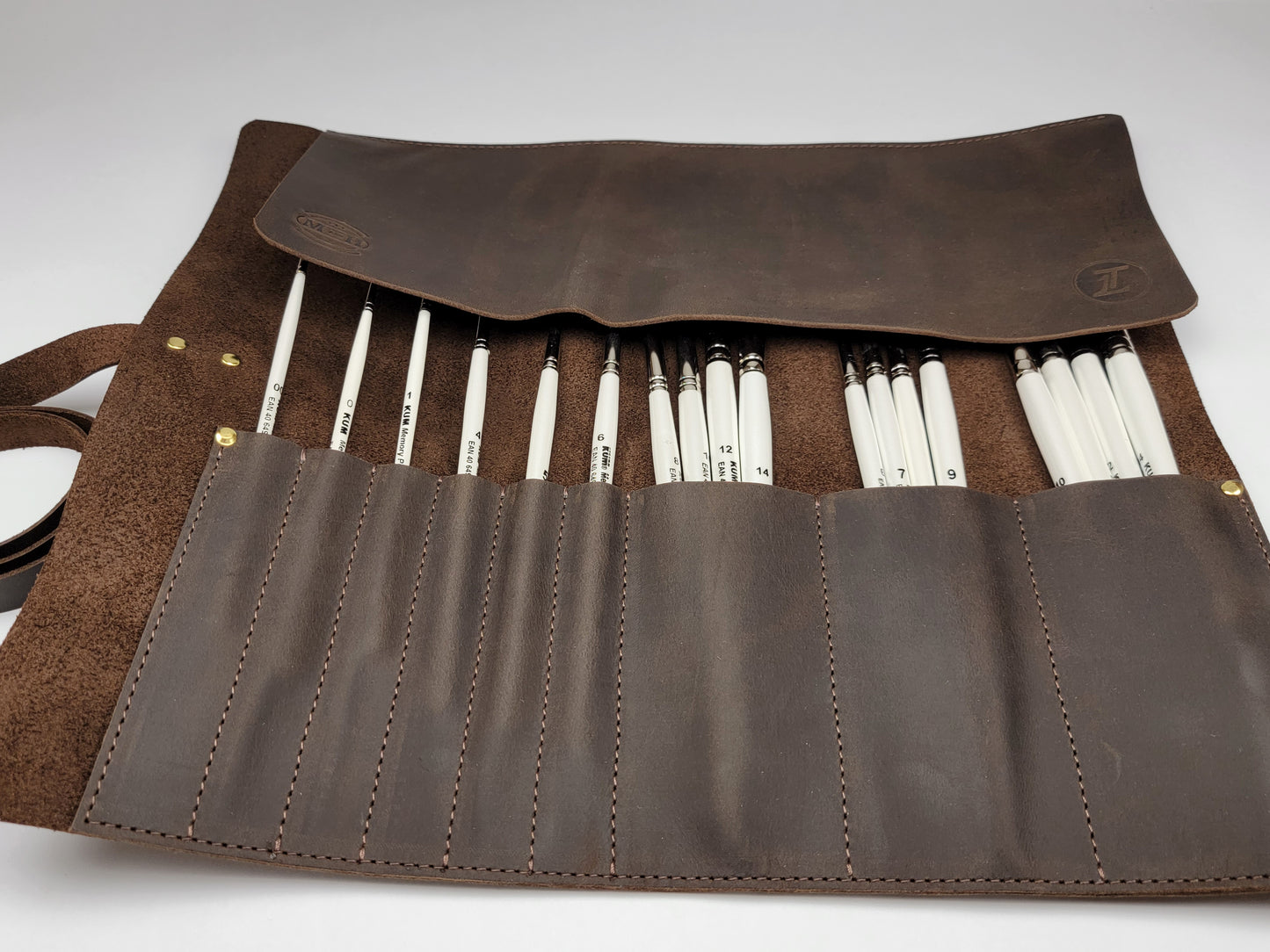 Top Grain Leather Tool Roll