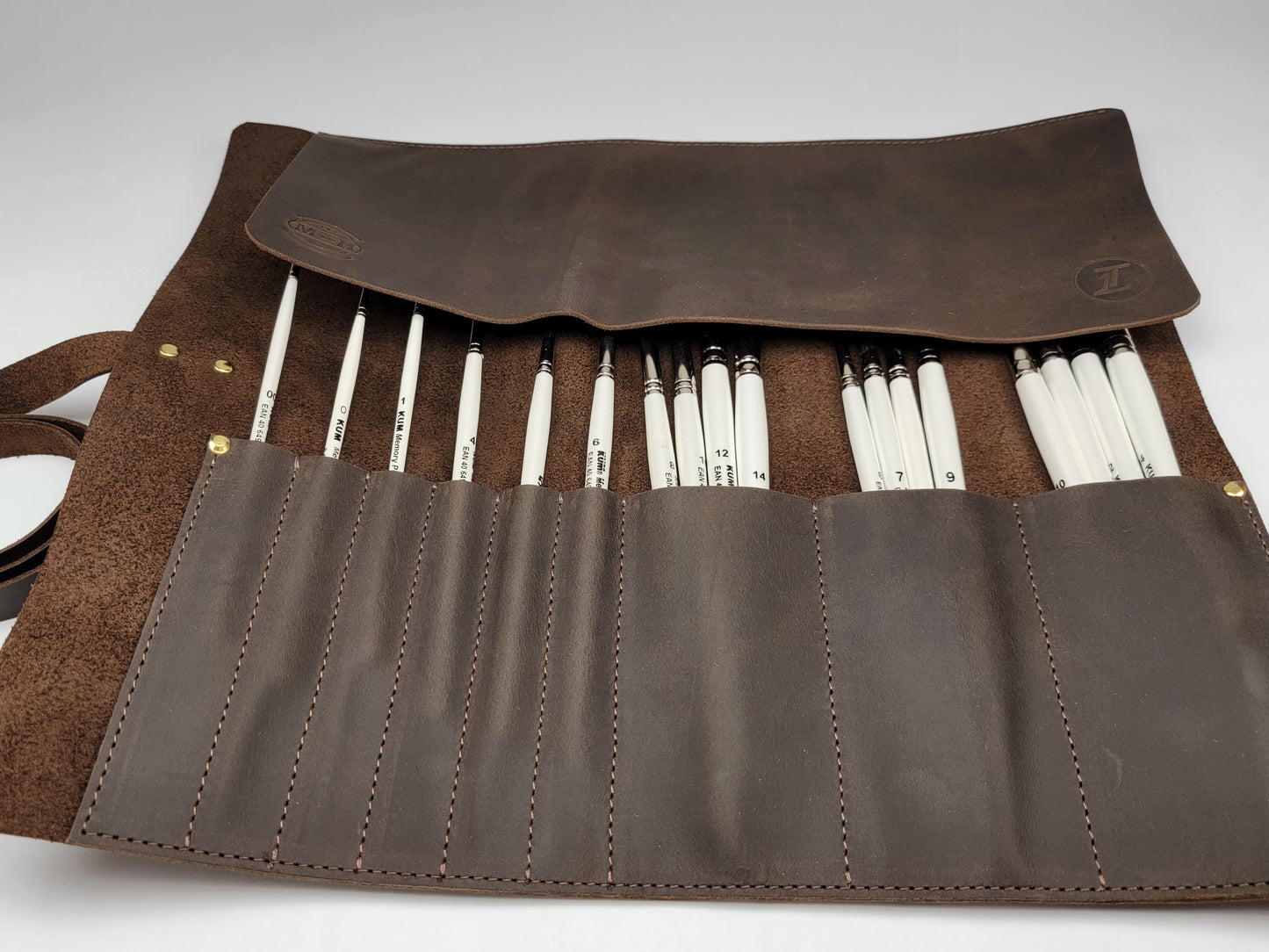 Top Grain Leather Tool Roll