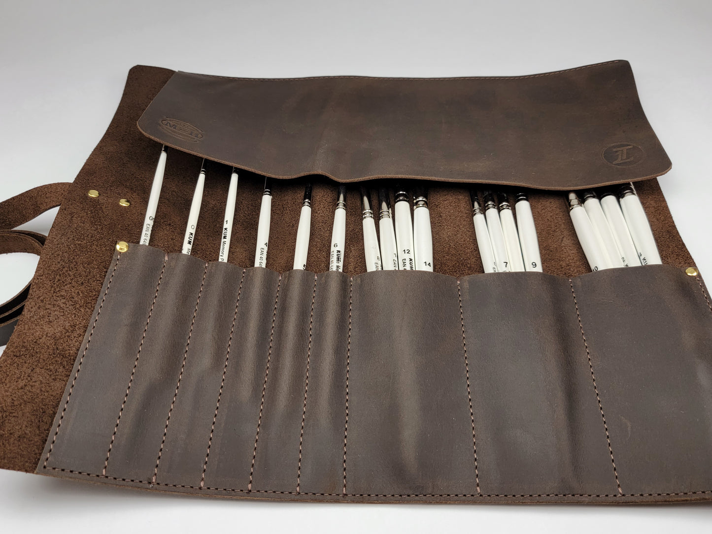 Top Grain Leather Tool Roll