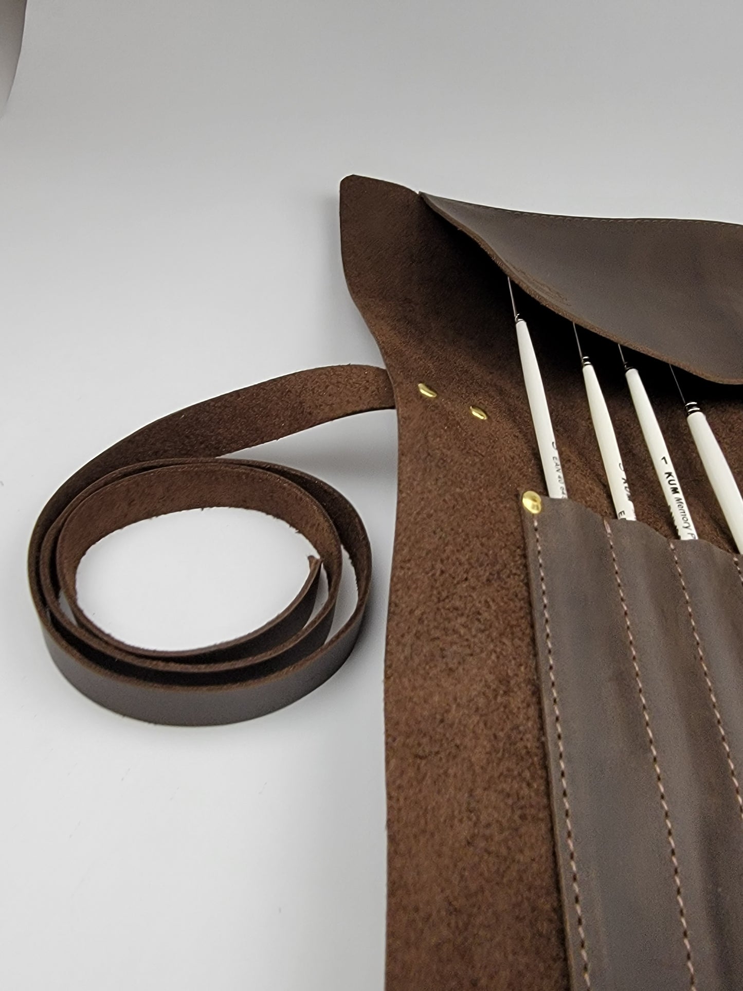 Top Grain Leather Tool Roll