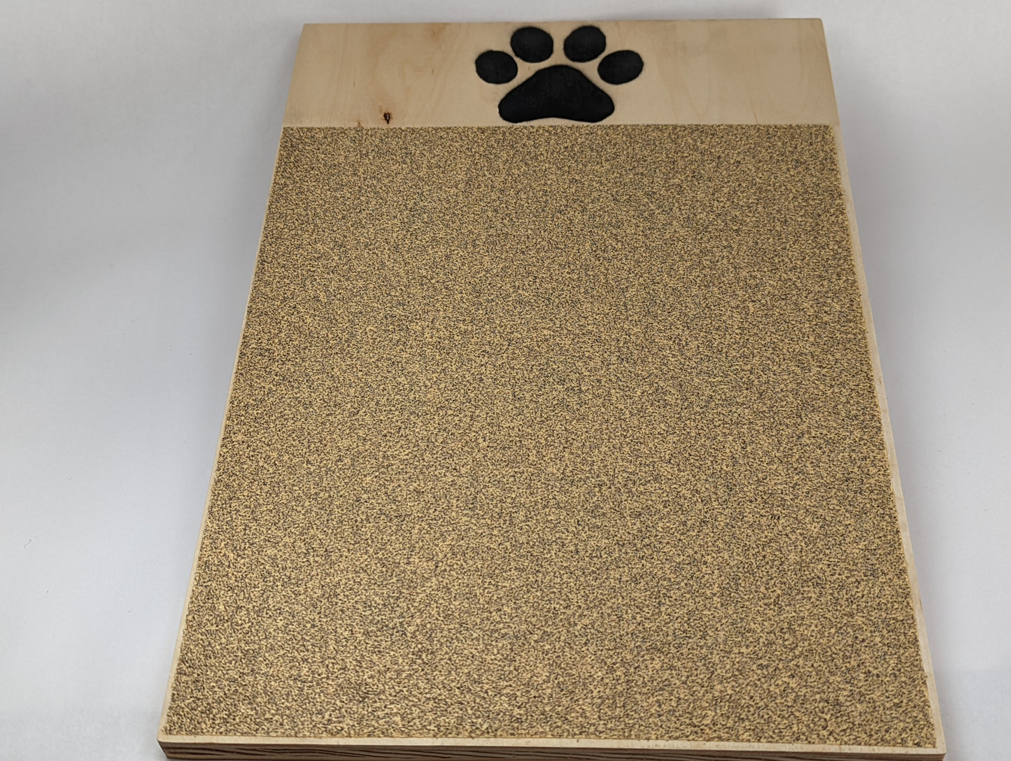 Dog Scratch Trainer, Wall-mount version, made from scratch, made to order, Dogscratchboard.com Scratch Board