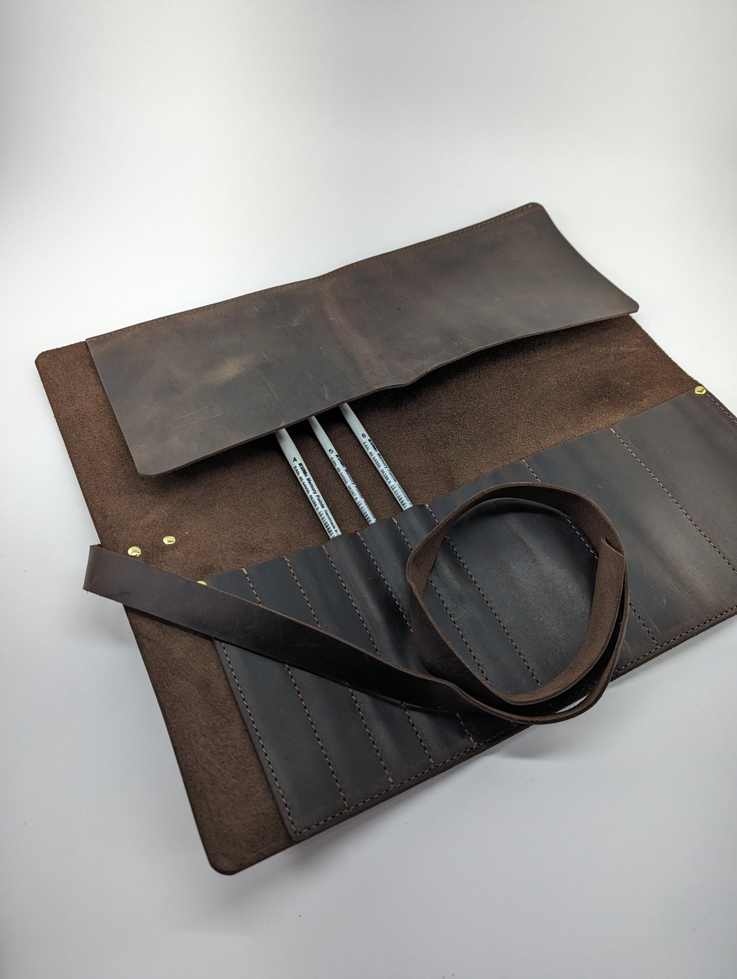 Top Grain Leather Tool Roll