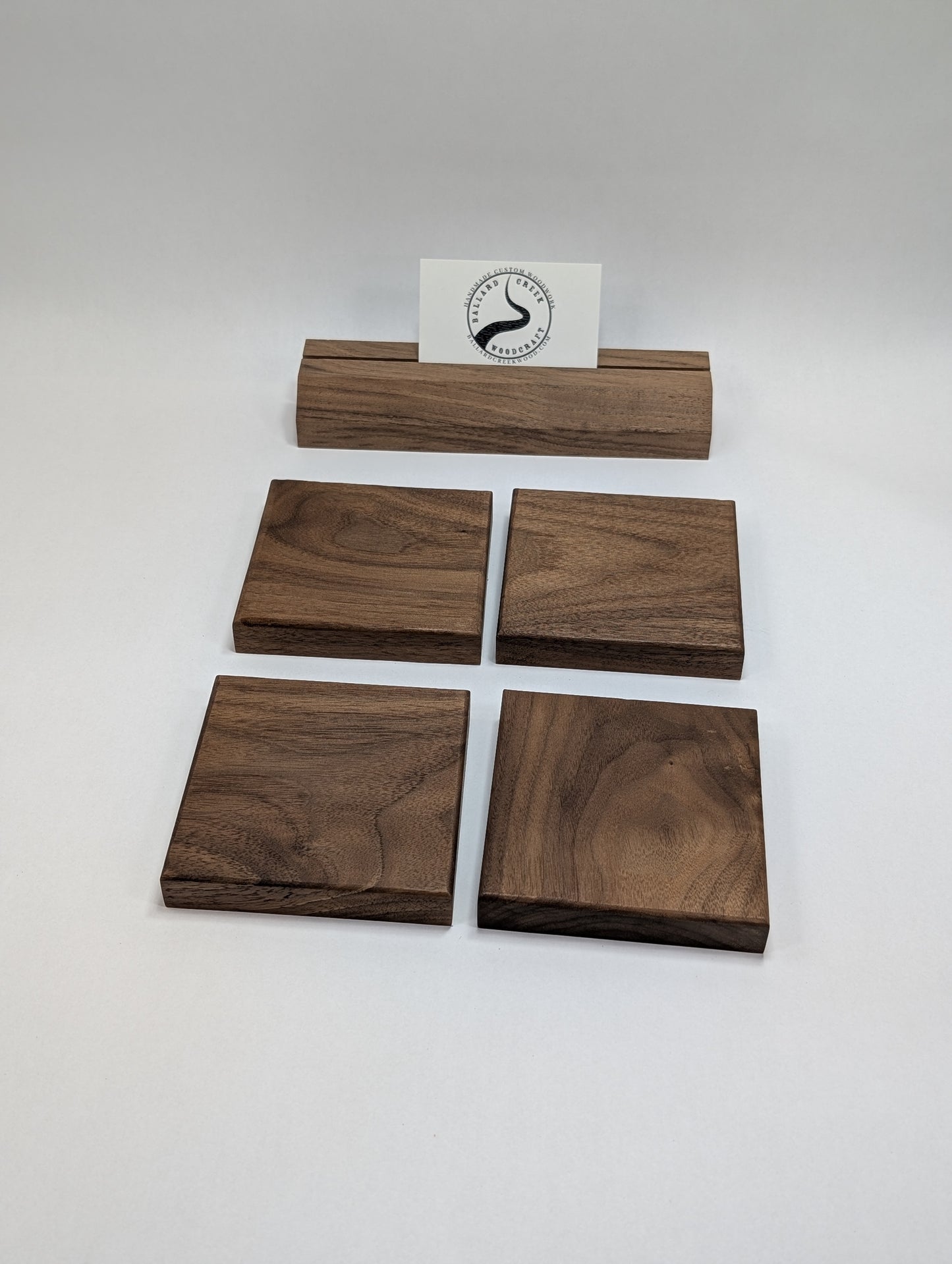 Coaster Set, Limited Edition, Walnut, Set of 4, Upgrade your furniture, exquisite hardwood coasters