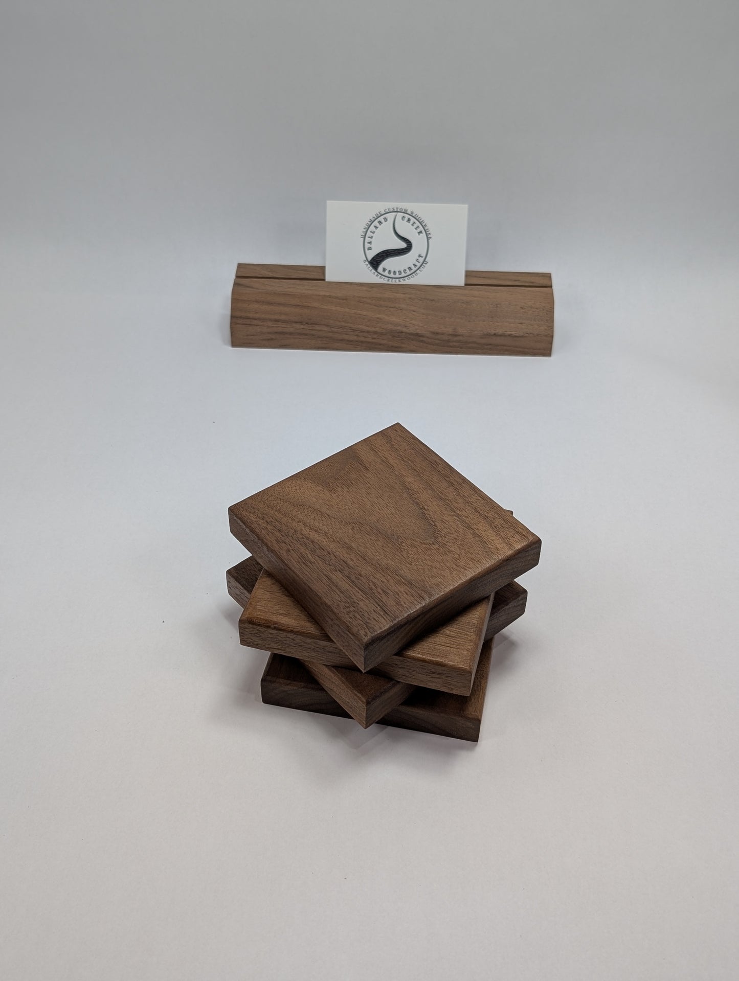 Coaster Set, Limited Edition, Walnut, Set of 4, Upgrade your furniture, exquisite hardwood coasters