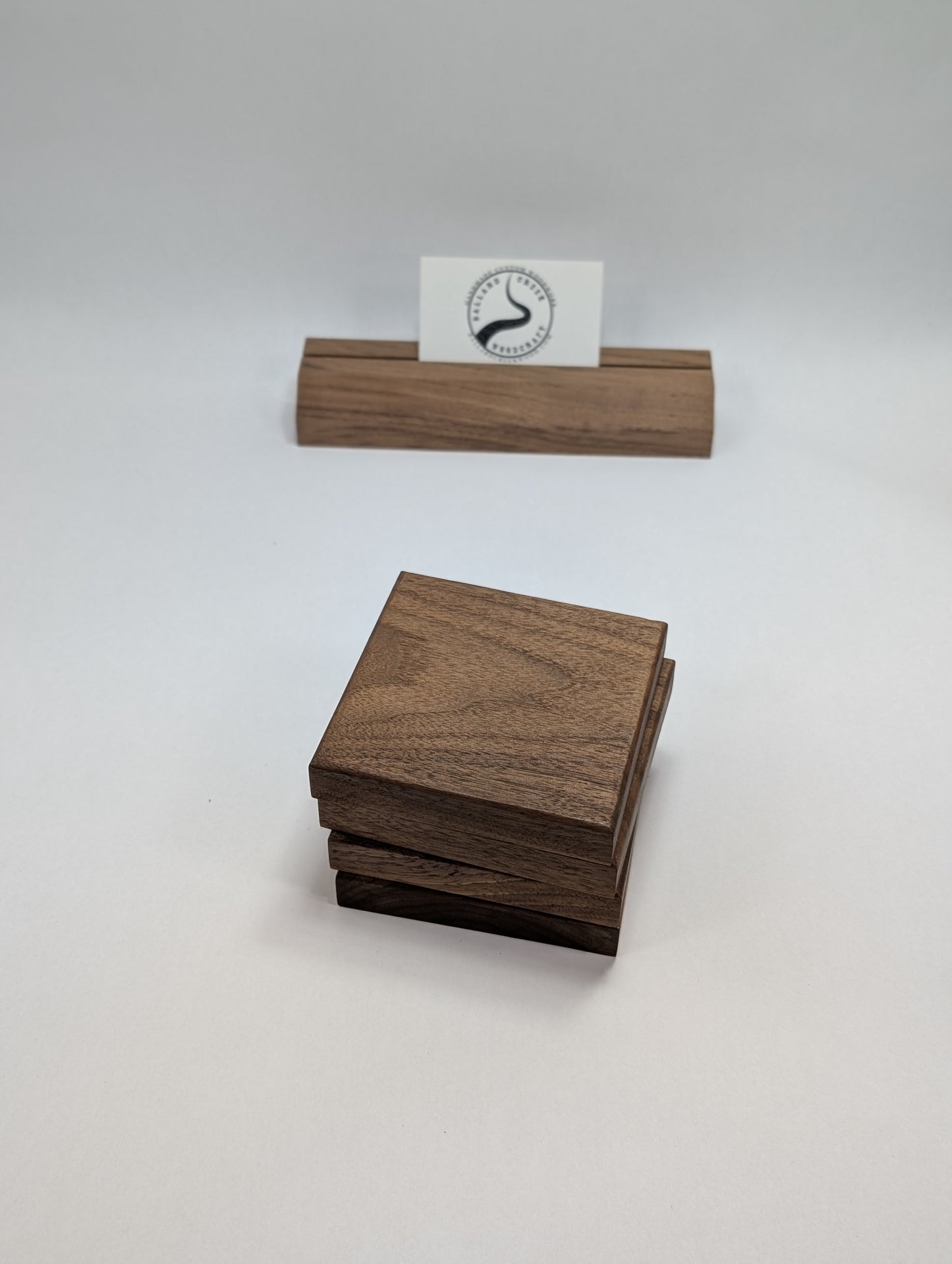 Coaster Set, Limited Edition, Walnut, Set of 4, Upgrade your furniture, exquisite hardwood coasters